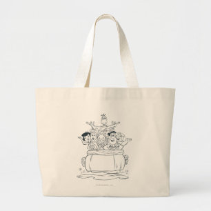 Flintstones Families1 Jumbo Stoffbeutel