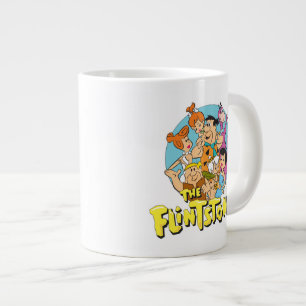 Flintstones und Rubbelfamilie Graphic Jumbo-Tasse