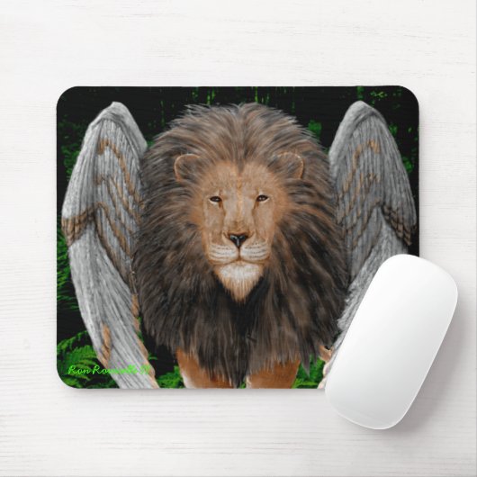Flion Mousepad (Winged Löwe) (Mit Mouse)