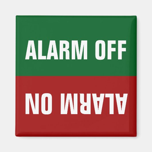 Flip-Alarm Ein-Aus Grün-Rot-Indikator Magnet (Vorne)