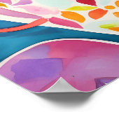 Flip Flop bleib ruhig Poster (Ecke)