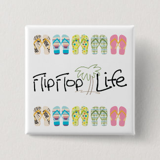 Flip Flop Leben Button