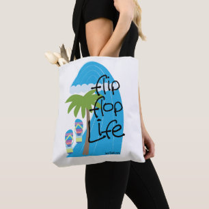 Flip Flop Leben Tote Bag Tasche