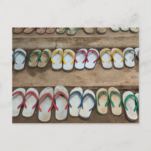 Flip Flop Sandalen Postkarte