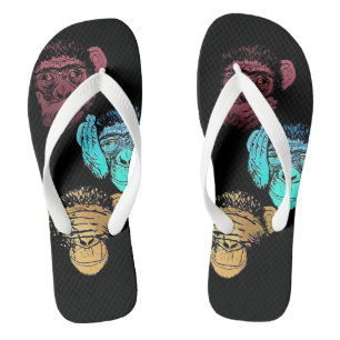 Flip Flops - Affe Badesandalen