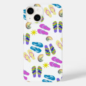 Flip Flops am Strand Case-Mate iPhone Hülle (Rückseite)