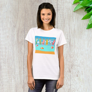 Flip Flops am Strand T-Shirt