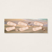 Flip Flops am Strand Wedding Drink Tickets (Rückseite)