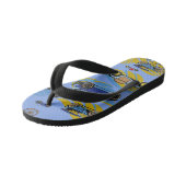 Flip Flops Antike Autos Gran Vater Design Kinderbadesandalen (Schrägansicht)