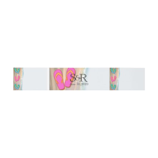 Flip Flops auf der Beach Wedding Bly Band (Flach)