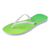 Flip-Flops auf grünem Bildschirm Badesandalen (Schrägansicht)