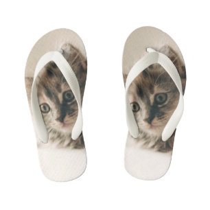 Flip Flops aus Cat Foto Kinderbadesandalen