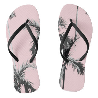 Flip Flops aus rosa Palm Badesandalen
