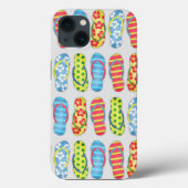 Flip Flops Beach Tropical Whimsical Niedlich Case-Mate iPhone Hülle (Rückseite)