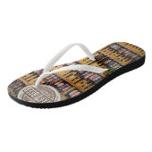 Flip Flops Beer Beach Fun Badesandalen (Schrägansicht)