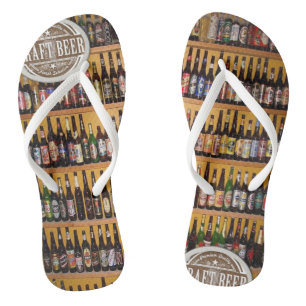 Flip Flops Beer Beach Fun Badesandalen