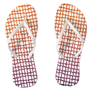 Flip Flops Beige Net Badesandalen