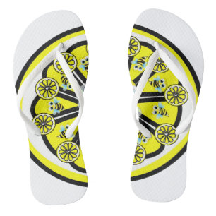 Flip Flops Bumblebee Lemon Badesandalen