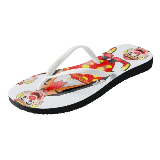 Flip Flops Clown Badesandalen (Schrägansicht)