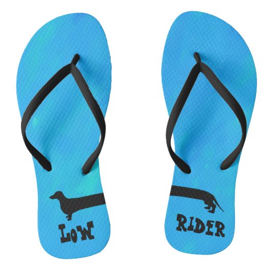 Flip Flops der Dackel Badesandalen (Fußbett)