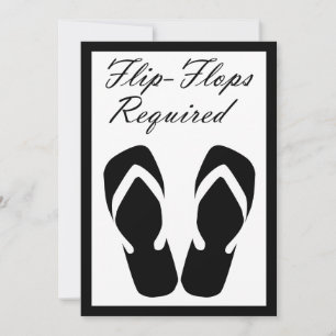 Flip Flops erforderlich Einladung