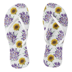 Flip Flops floral Badesandalen