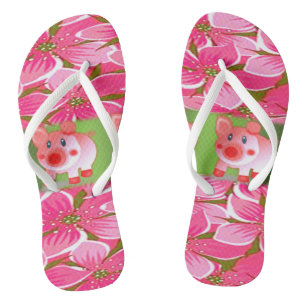 Flip Flops floral Badesandalen