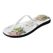 Flip Flops floral Badesandalen (Schrägansicht)