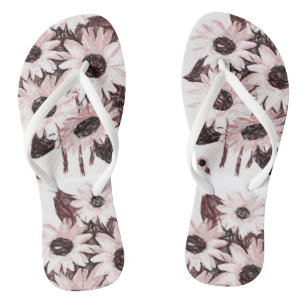 Flip Flops floral Badesandalen