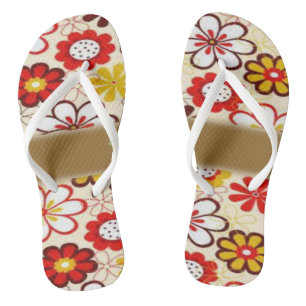 Flip Flops floral Badesandalen