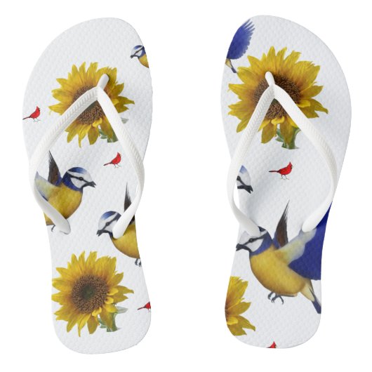 Flip Flops floral Badesandalen (Fußbett)
