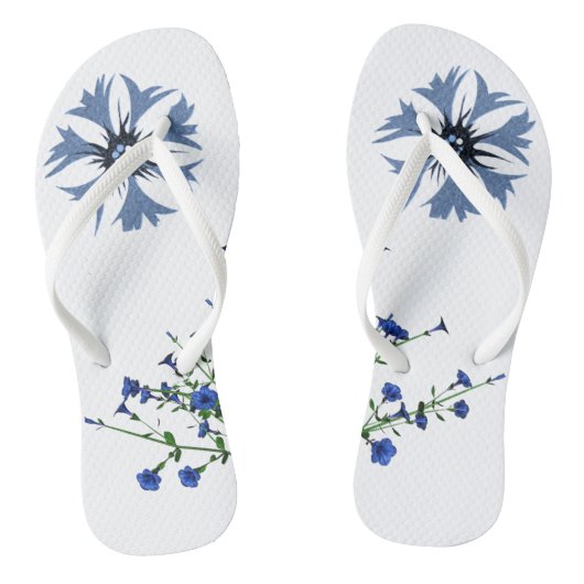 Flip Flops floral Badesandalen (Fußbett)