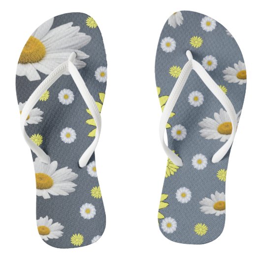 Flip Flops floral Badesandalen (Fußbett)