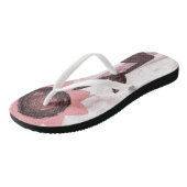 Flip Flops floral Badesandalen (Schrägansicht)