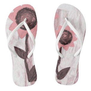 Flip Flops floral Badesandalen