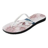 Flip Flops floral Badesandalen (Schrägansicht)