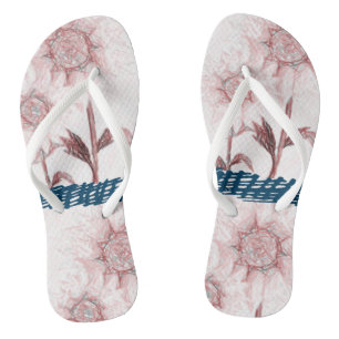 Flip Flops floral Badesandalen