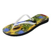 Flip Flops floral Badesandalen (Schrägansicht)