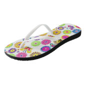 Flip Flops floral Badesandalen (Schrägansicht)
