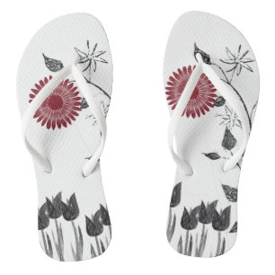 Flip Flops floral Badesandalen