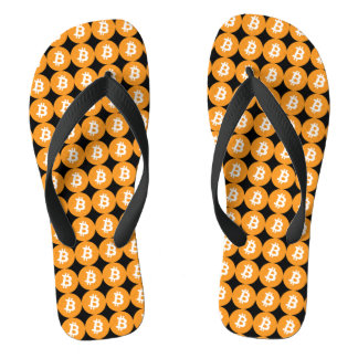 Flip Flops für Bitcoin-Logos Badesandalen