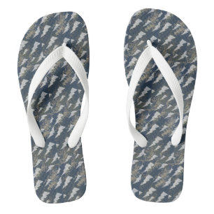 Flip Flops für das Muster Boa Image Lightning Badesandalen