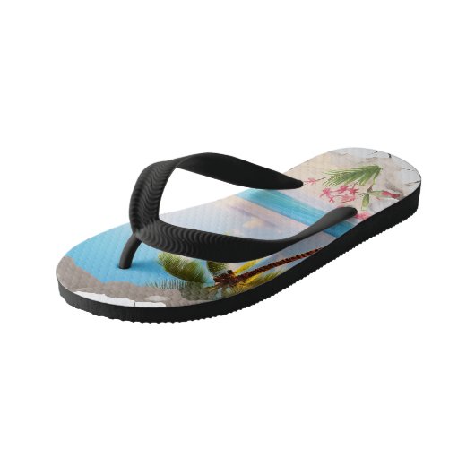 Flip Flops für das tropische Kinderspiel Kinderbadesandalen (Schrägansicht)