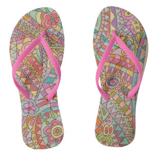 Flip Flops für Frauen, Slim Rips Badesandalen