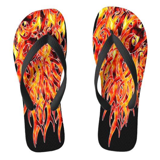 Flip Flops für "Hot Foot"-Flammen Badesandalen (Fußbett)