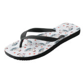 Flip Flops für Hühner und Polka Badesandalen (Schrägansicht)