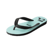 Flip Flops für niedliche Maid-Kind für Mädchen Kinderbadesandalen (Schrägansicht)