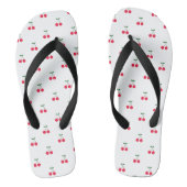 Flip Flops für Niedliches Kirschmuster Badesandalen (Fußbett)