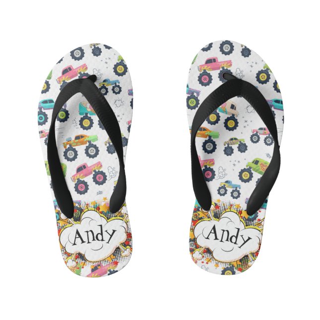 Flip Flops für personalisierte Kid Kinderbadesandalen (Fußbett)
