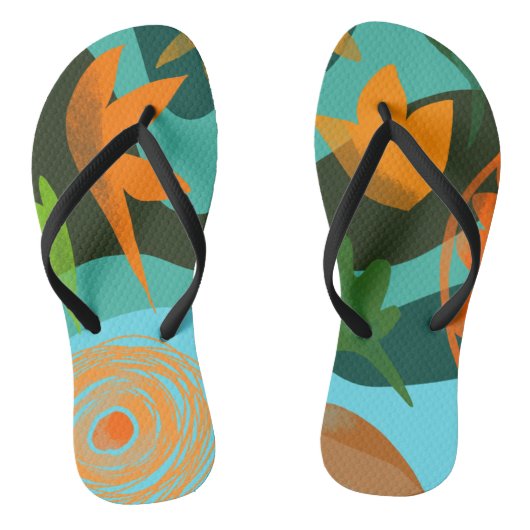 Flip Flops für Sommerferien Badesandalen (Fußbett)
